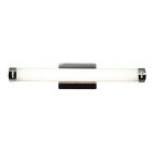 Access Lighting 70038LEDD-CH/OPL 70038LED-CH/OPL Chic LED 24-Inch Width Vanity with Opal Glass Shade, Chrome