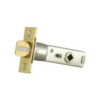 Baldwin 5510.030 Interior Passage Latch with 2-3/8-Inch Backset, Polished Brass - Lacquered
