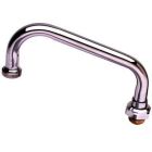 T&S Brass 061X TS Brass Swing Nozzle, Chrome, 10-Inch