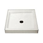 Fiat 36WL Crane Plumbing Cascade 36-by-36-Inch Shower Receptor, White