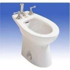 Toto BT500B#01 Piedmont Deck Mount Vertical Spray Flushing Rim Bidet in Cotton White