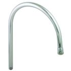 T&S Brass 130X Rigid Gooseneck,12-3/16-Inch Spread, 13-3/8-Inch Height, 4-9/16-Inch Clearance