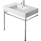 Duravit 0030731000 Vero 47" W X 17" D Metal Console Stand with 2" Adjustable Height in Polished Chrome (Washbasin Sold Separately)