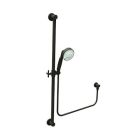Newport Brass 280/07 280 Solid Brass Single Function Handshower with Grooved Brass Hand, English Bronze
