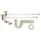 Mountain Plumbing MT3042-NL/CPB Lavatory Supply Kits with New England/ Massachusetts P-Trap MT3042 Finish: Polished Chrome