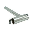 Mountain Plumbing MT2000-2/PN Round Style Decorative Bottle Trap with Clean-Out Plug, Polished Nickel