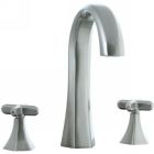 Cifial 202.150.620.NL Hexa 3 Hole Widespread Lavatory Faucet in Satin Nickel