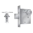 Baldwin 8555.260 8555 Double Cylinder Mortise Deadlock with 2-1/2" Backset, Polished Chrome