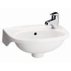 Barclay 4-551WH Tina Wall-Hung Lavatory with 1 Hole on Right