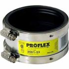 Fernco 3001-33 3" Cast Iron/Pvc/Steel X 3" Copper Proflex Coupling