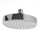 Newport Brass 2141/26 2141 6" 2.0 gpm Single Function Solid Brass Showerhead, Polished Chrome