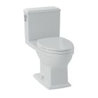 Toto CST494CEMFRG#01 TOTO Contemporary/Modern Connelly Toilet 1.28 GPF/0.9 GPF Cotton Right Hand Trip Lever, Cotton White, 2-Piece