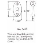 Baldwin 0310.030.ANGL 0310/030ANGL, Oval Lifetime Brass