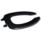 Centoco CEN630KA 630-407 Plastic Elongated Toilet Seat with Open Front, Black