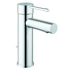 Grohe 3221600A Essence New Single-Handle Single-Hole Low Arc Bathroom Faucet, Metallic