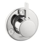 Hansgrohe 04232830 S Trio/Quattro Volume Control Faucet Shower Faucet Trim Only Finish: Brushed Nickel (Rough Sold Separately)