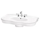 St Thomas 5050.082.01 Parisian 7" Pedestal Sink Basin in White