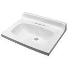 Gerber G0012244 Marquis Vanity Top 25x19 4"CC White