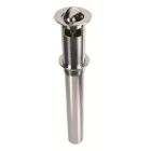 Mountain Plumbing MT743-3/BRN 7433BRN Finger Touch Lavatory Drain with Overflow, Brushed Nickel