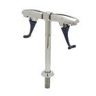 T&S Brass B-1215 8-Inch Deck Mount Pedestal 1/2-Inch NPT Male Shank Double Glass Filler
