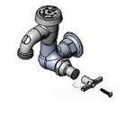 T&S Brass B-0720 Sill Faucet with Vacuum Breaker, 1/2-Inch Npt Female Flanged Inlet and 3/4-Inch Hose Threads
