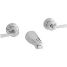 Newport Brass 3-1625/15 3-1625 Miro Double Handle Tub Faucet Trim with Metal Lever Handles, Polished Nickel