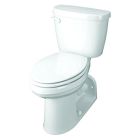 Gerber G0020022 Maxwell® 1.28 GPF 4-1/4" Vertical Rough-In Two-Piece Back Outlet Compact Elongated ErgoHeight™ Toilet (Seat Sold Separately)