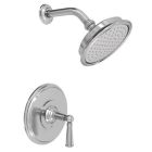 Newport Brass 3-2414BP/26 Aylesbury Single Handle Shower Valve Trim with Showerhead and Lever Handle, Polished Chrome