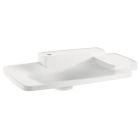 Hansgrohe 19943110 Axor Counter Top Bouroullec Wash basin, Big, 2 Shelfs, 1 Hole, White