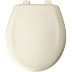 Church 7F300TCA 346 300TCA 346 Round Plastic Toilet Seat with Cover, Linen