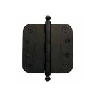 Baldwin 1435.102 Full Mortise 1/4-Inch Radius Corner 3-1/2-Inch x 3-1/2-Inch Hinge, Oil Rubbed Bronze