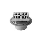 Mountain Plumbing MT506C/CPB Solid Brass Drain Kits with 4" Square Shower Drain Finish: Polished Chrome