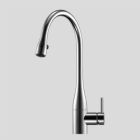 KWC 10.111.103.000 America High Arc Pull Out Spray Faucet in Polished Chrome