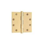 Baldwin 1045.030 Full Mortise 4-1/2-Inch x 4-1/2-Inch Butt Hinge, Polished Brass - Lacquered