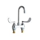 Chicago Faucets 895-317ABCP Deck Mounted Gooseneck Faucet, Chrome