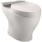 Toto CT412F.10#01 Aquia Dual Flush Elongated Toilet Bowl with 10 inch Rough-in, Cotton White (Seat Sold Separately)