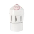 Oatey 39220 2-Inch by 3-Inch Sure-Vent Air Admittance Valve 160 DFU with 2-Inch by 3-Inch PVC Schedule 40 Adapter, White