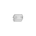 Baldwin 4210.030 4210 3/4 Inch Aluminum Riser for Dome Bumpers, Polished Brass