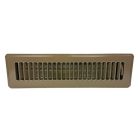 Hart & Cooley 010714 2" x 14" (Width x Height Wall Opening Size) Floor Diffuser 421 Series in Golden Sand 