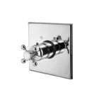 Newport Brass 3-924TS/15 3-924TS Single Handle Square Thermostatic Valve Trim with Metal Cr, Polished Nickel