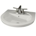 American Standard 0403004.020 0403.004.020 Tropic Petite 4-Inch Center Faucet Holes Pedestal Basin, White