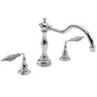 Newport Brass 3-2106/15S Fairfiled Double Handle Roman Tub Deck Trim in Satin Nickel (Rough Sold Separately)