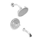 Newport Brass 3-2442BP/56 Sutton Balanced Pressure Tub and Shower Trim Set in Flat Black (Rough Sold Separately)