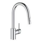 Grohe 32665003 Concetto Single-Handle Kitchen Faucet, Starlight Chrome