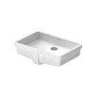 Duravit 0330480017 Vero 19 1/8" Undermount Basin with Overflow Without Faucet Deck in White