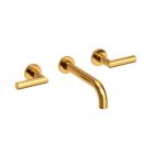 Newport Brass 3-3101/034 Pavani Wall Mount Lavatory Faucet in Aged Brass