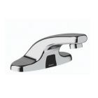 Sloan 3315137BT Optima EBF650-BAT-BDM-CP 0.5 GPM Optima Battery Powered Deck Mounted Low Integrated Base Body Faucet with Multi-Laminar Spray In Polished Chrome