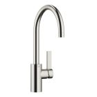 Dornbracht 33826875-060010 Tara Ultra 1.5 GPM Single Hole Deck Mounted Kitchen Faucet in Matte Platinum