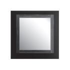 Lacava 3533-16 Luna Wall-mount 41 1/2" W X 41 1/2" H Mirror with Wooden Frame in Black