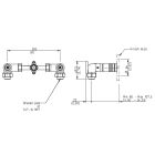 Davinci 3540038G SRG Rough Valve for 3-Hole Wall Faucet